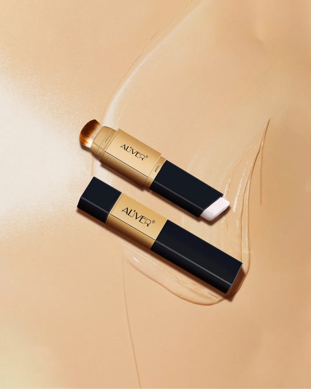 Aliver 2-in-1 Colour Changing Full Coverage Foundation Stick