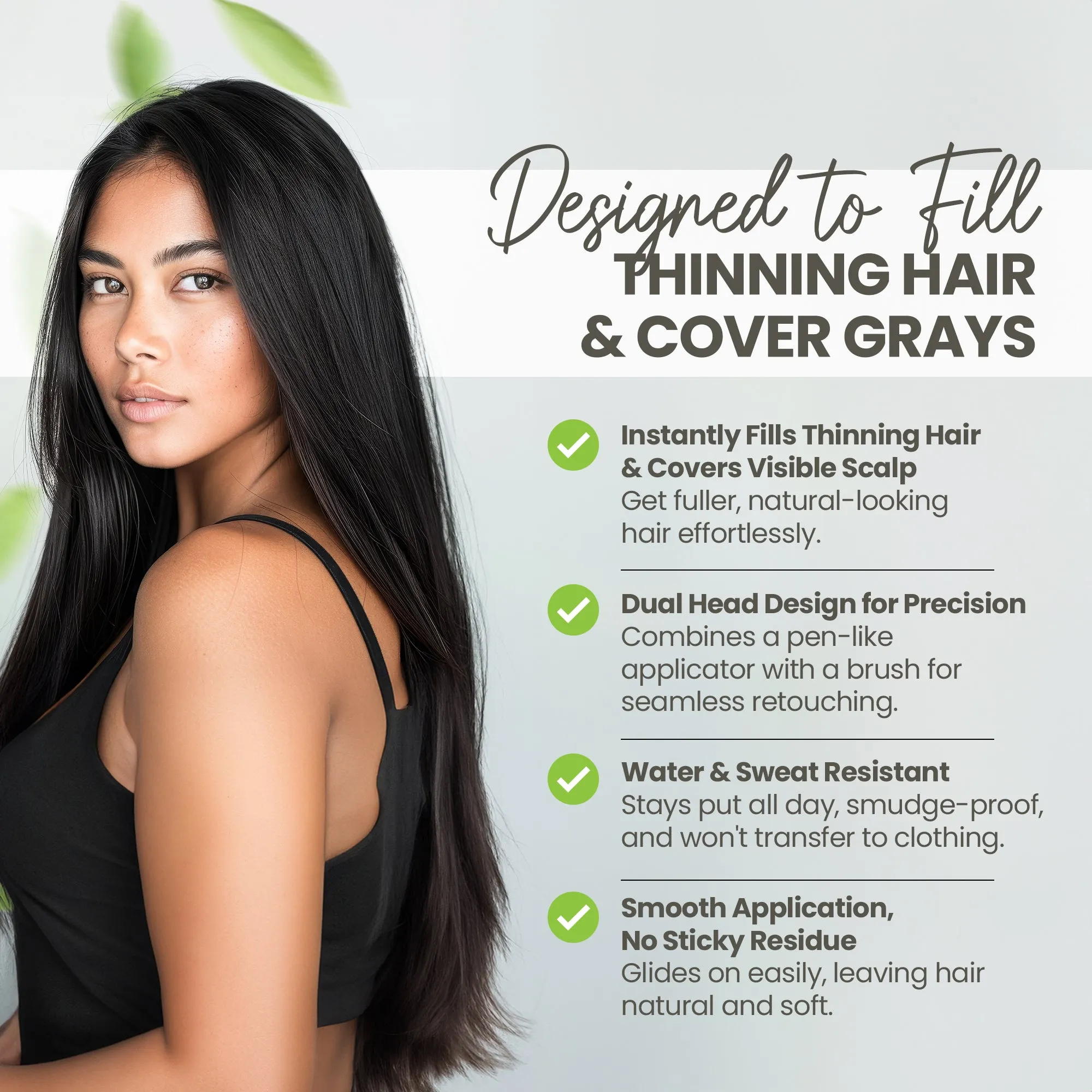 Hair Root Touch-up Pen for Instant Gray Coverage