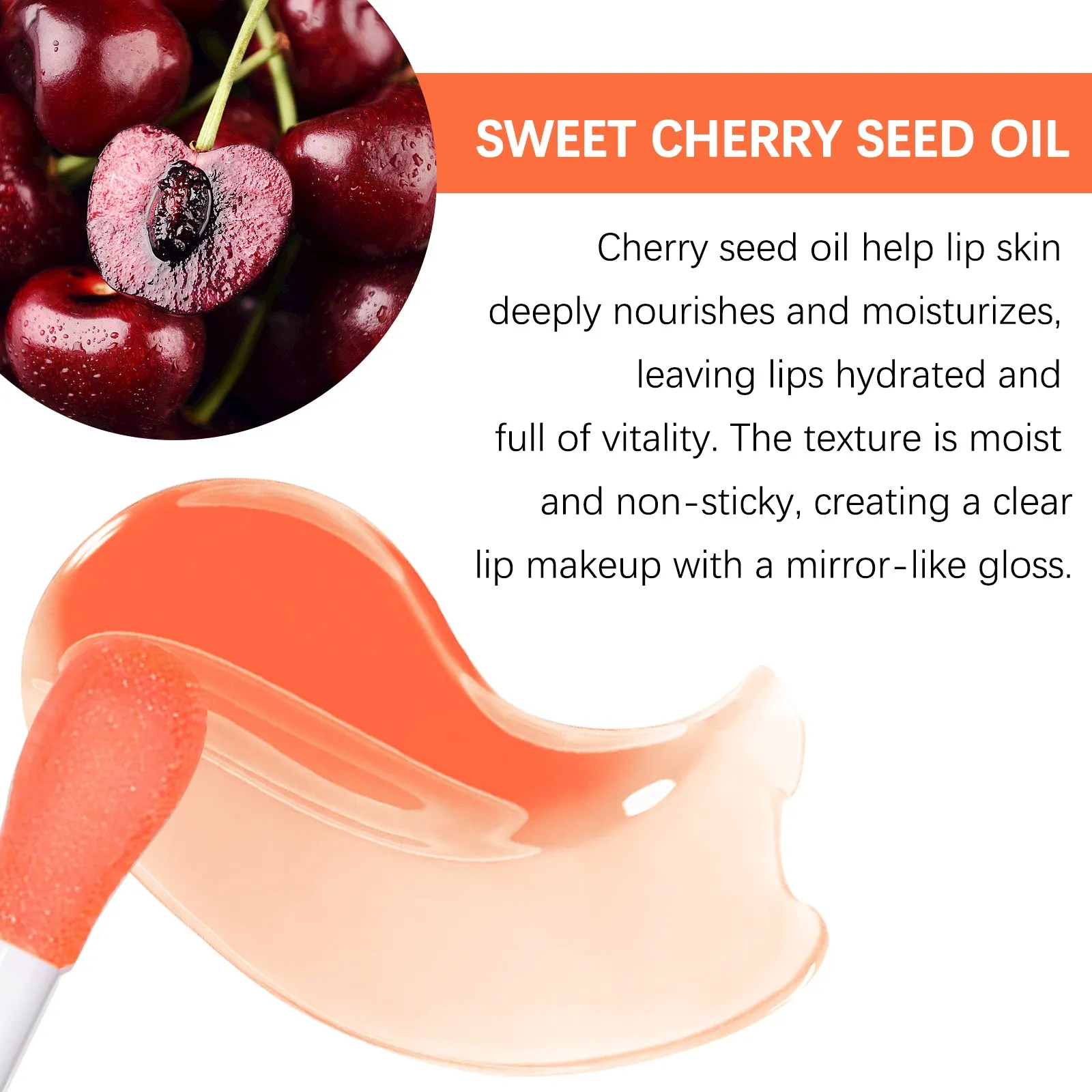 LCOFJRHT Lip Gloss Oil