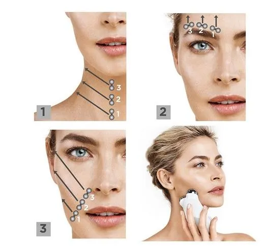 NuFace Trinity Pro | Trinity Facial Trainer Device   Hydrating Leave-On Gel Primer | Skin Care Device to Lift Contour Tone Skin   Reduce Look of Wrinkles | FDA-Cleared At-Home System