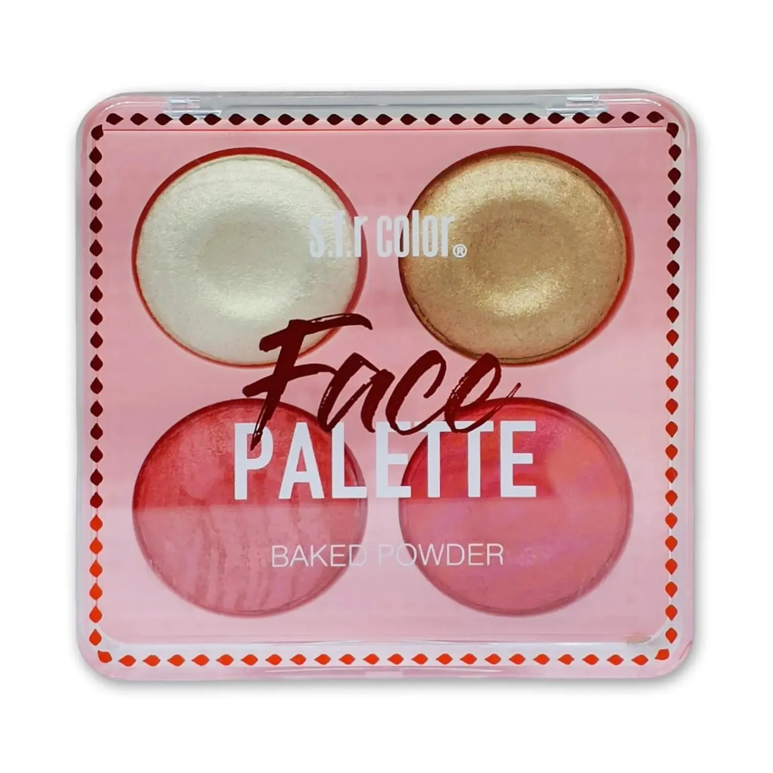 S.F.R Color Face Palette Baked Powder 20g